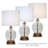 Ellery Rechargeable LED Glass Table Lamp