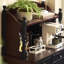 Buffet en bois massif noir