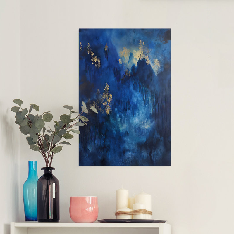 ABSTRACT Series XXII - Impression sur toile seulement - NON-CADRE, H 27 po x l 18 po