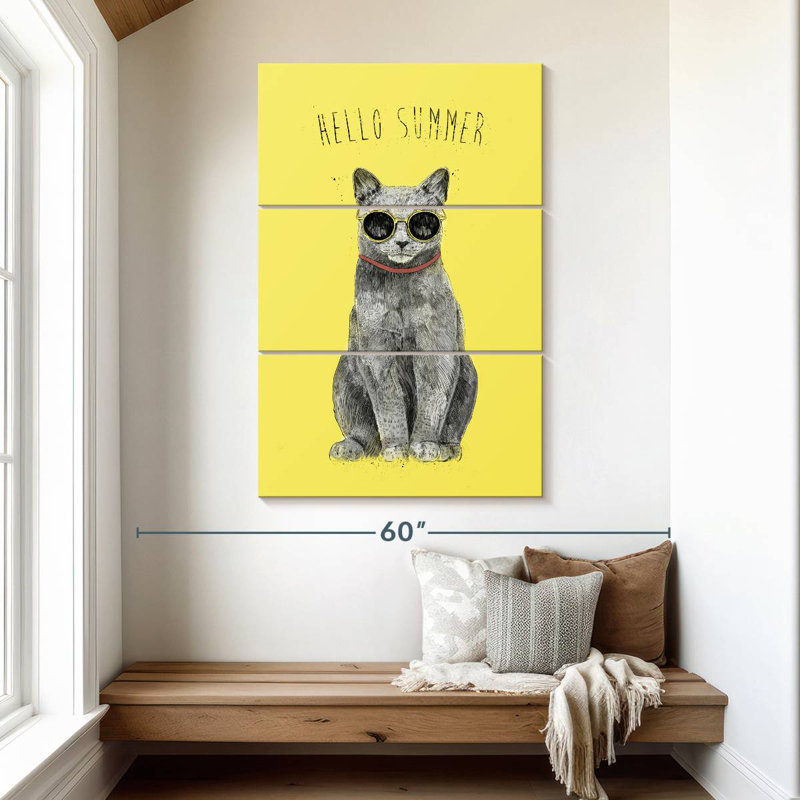 Brampt Hello Summer, 50" H x 32" W