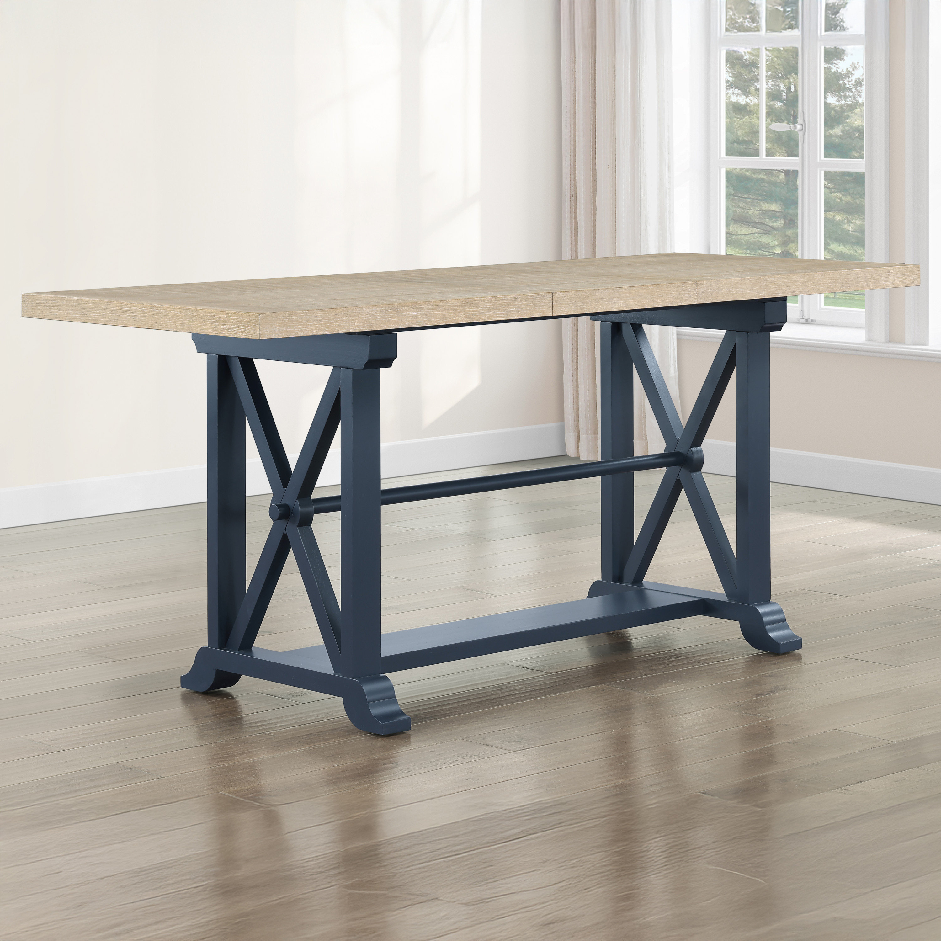 Ophelia & Co. Inetta Extendable Wood Counter Table & Reviews | Wayfair