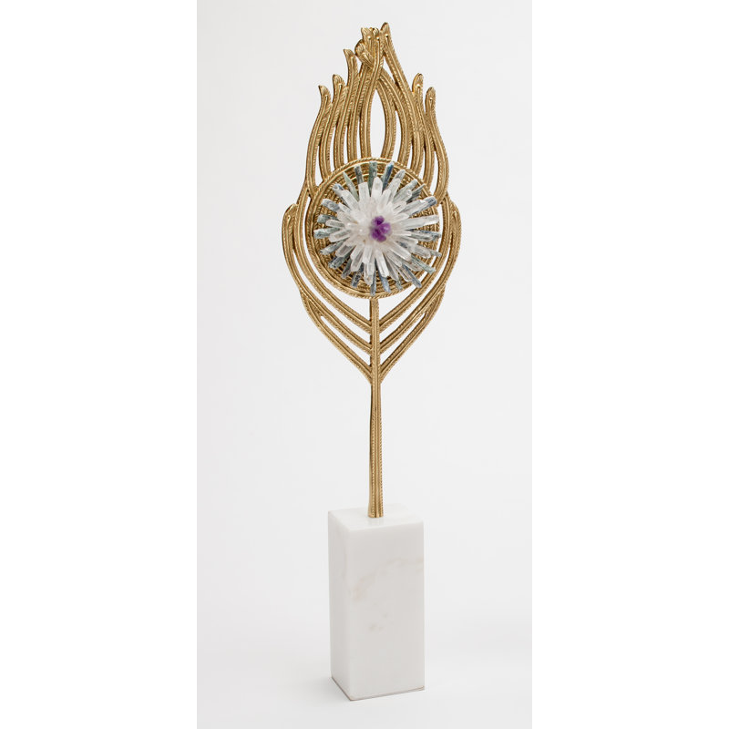Stone Decorative Object, 30" H x 8" W x 3" D