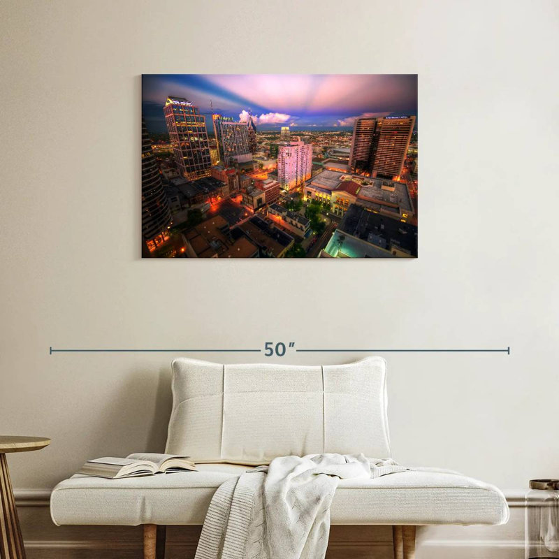 Sirci, centre-ville de Nashville, H 24 po x l 36 po