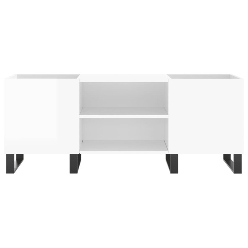 48cm H Media Cabinet, High Gloss White