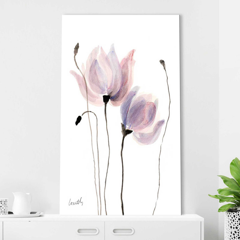 «Floral Sway I» par Lanie Loreth - reproduction d'art, Toile tendue, H 60 po x l 36 po x P 1,5 po