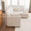 Canapé modulaire avec repose-pieds 4 pièces Wilroy-520331326