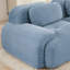 Canapé modulaire rembourré en velours côtelé de 82 po-2134550745