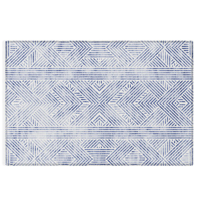 Tapis rectangulaire Laisha avec envers antidérapant
