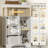 Goldean 34'' H X 22'' W X 11'' D Freestanding Bathroom Cabinet With Adjustable Shelf-594366867