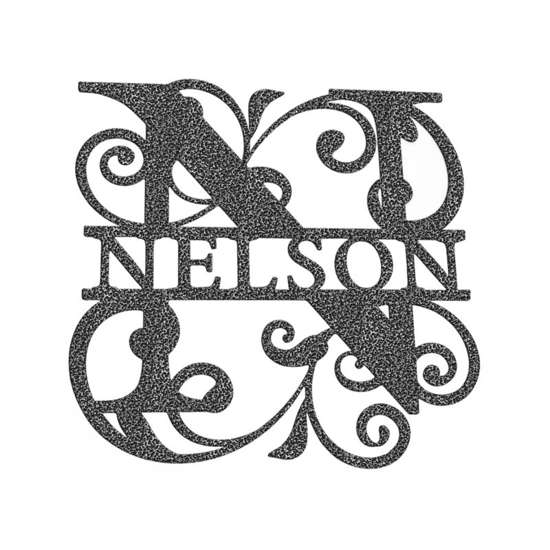 Décoration murale 8 "Anbut, Argent suédois, Lettre N, Oui