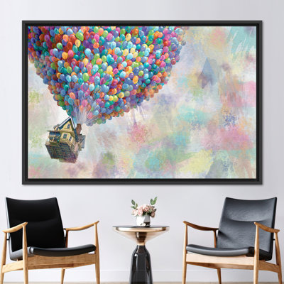 «Vibrant Rainbow», art abstrait avec des ballons gonflables pour décoration murale