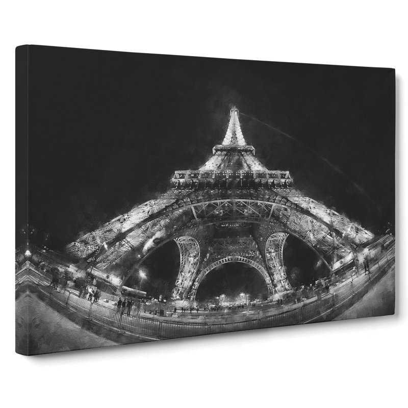 Eiffel Tower Vol.5 - Wrapped Canvas Print, 40cm H x 60cm W x 3cm D
