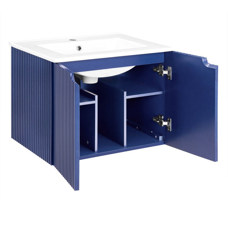 Meuble-lavabo simple avec plateau 23,62 po Kerstein