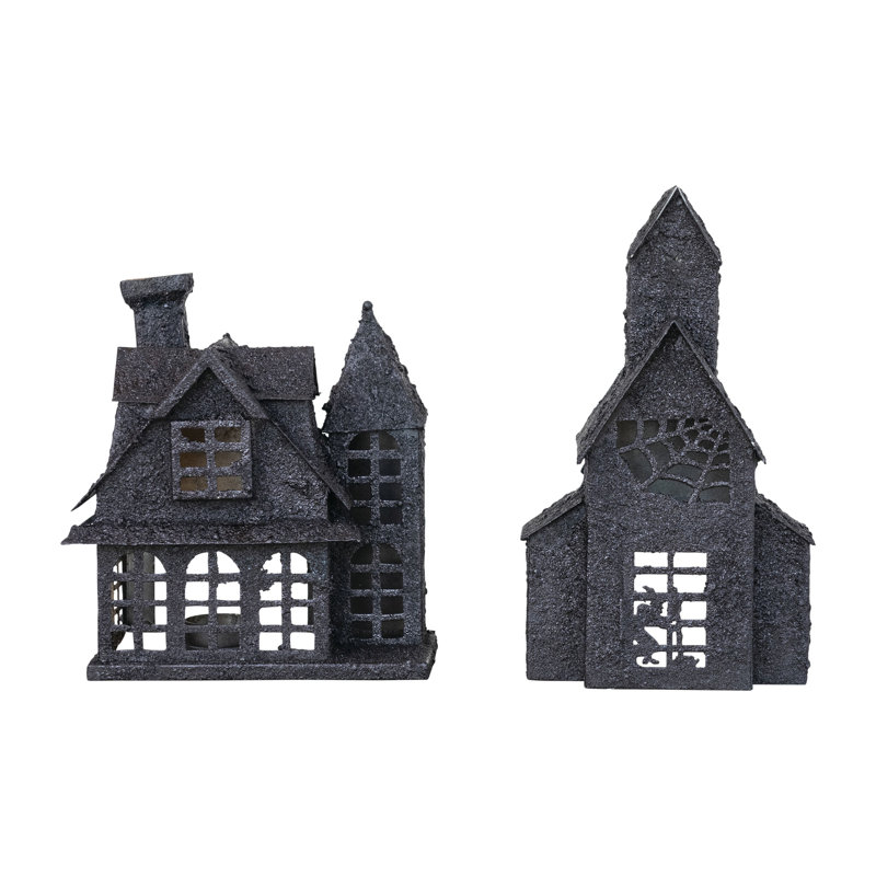 Metal House Tealight Holder