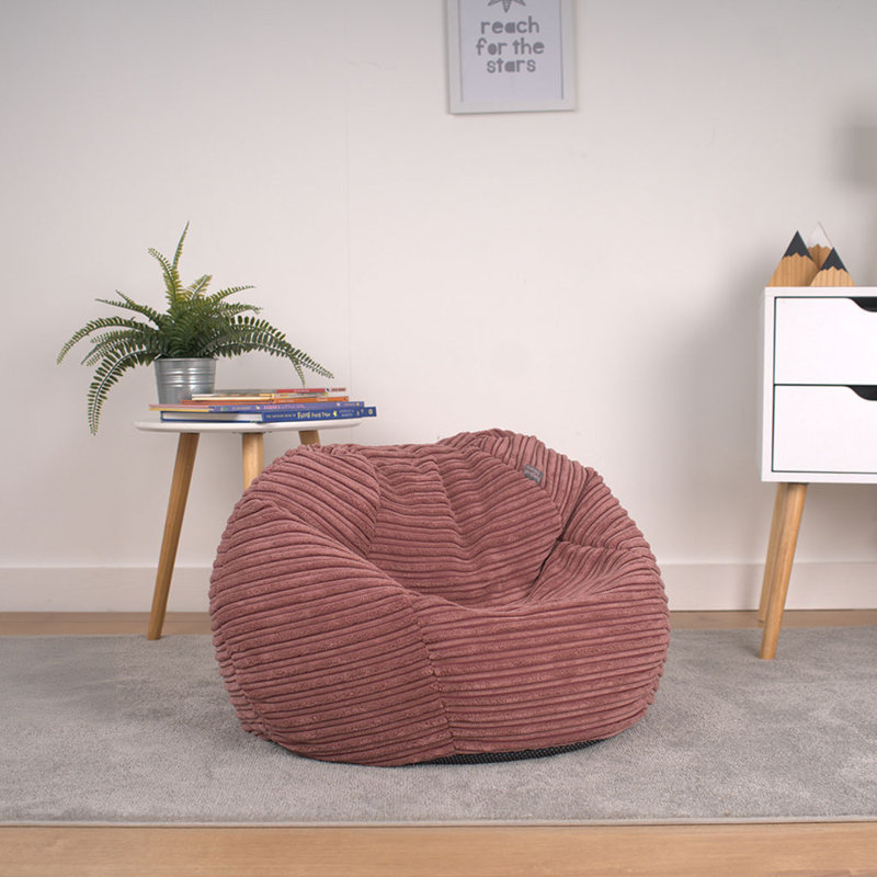 Polyester Refillable Classic Bean Bag, Pink