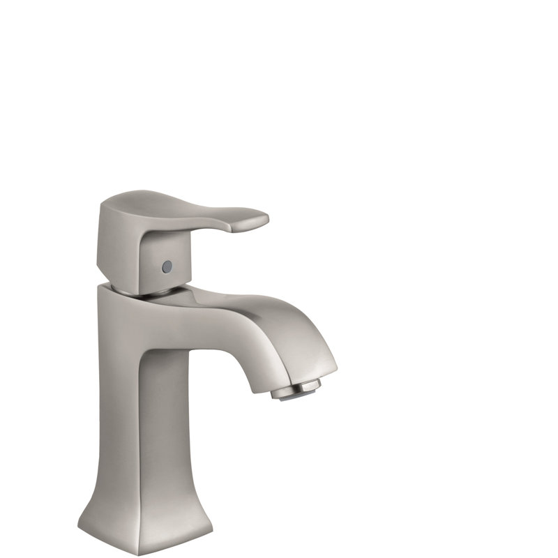 Robinet de salle de bain à un trou classique de remplacement Metris C, Nickel brossé