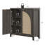 Boho - Buffet en rotin avec tablettes réglables-1503677019