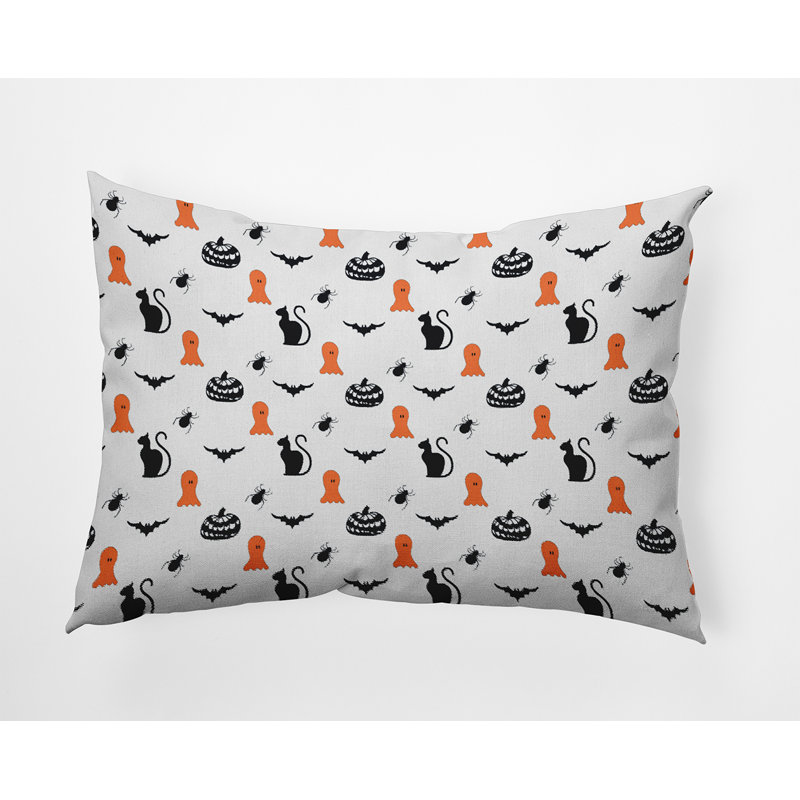 Outdoor Reversible Throw Pillow, Traditional Orange