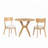 Dining Table Set for 2 Person