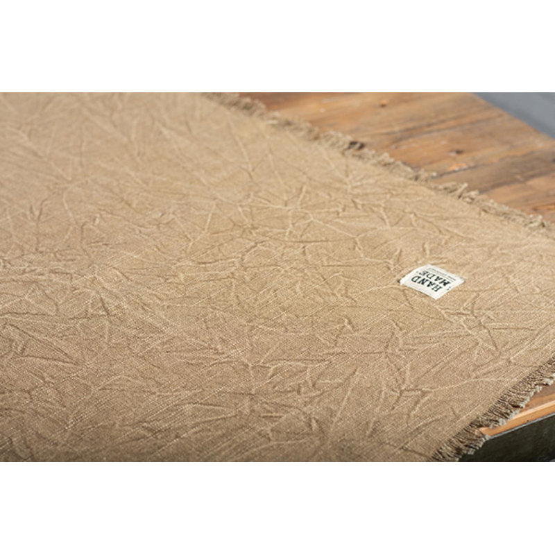 Nappe pierre délavée, grande, Beige, L 90 po x l 60 po
