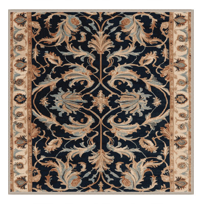 Machine Washable Persian Brown Area Rug