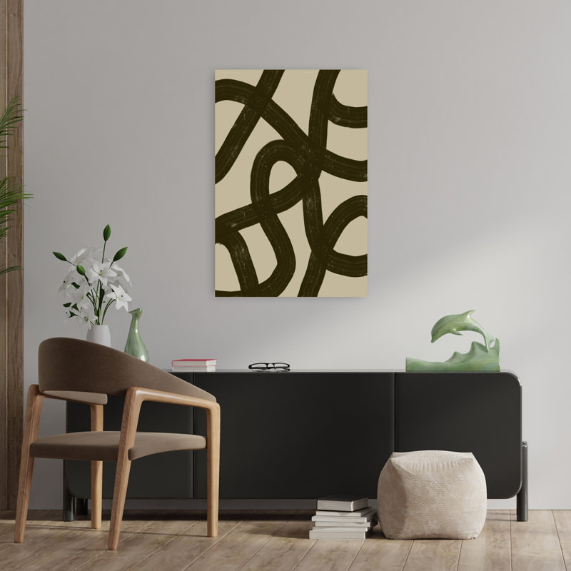Art contemporain, art contemporain abstrait, H 36 po x l 24 po