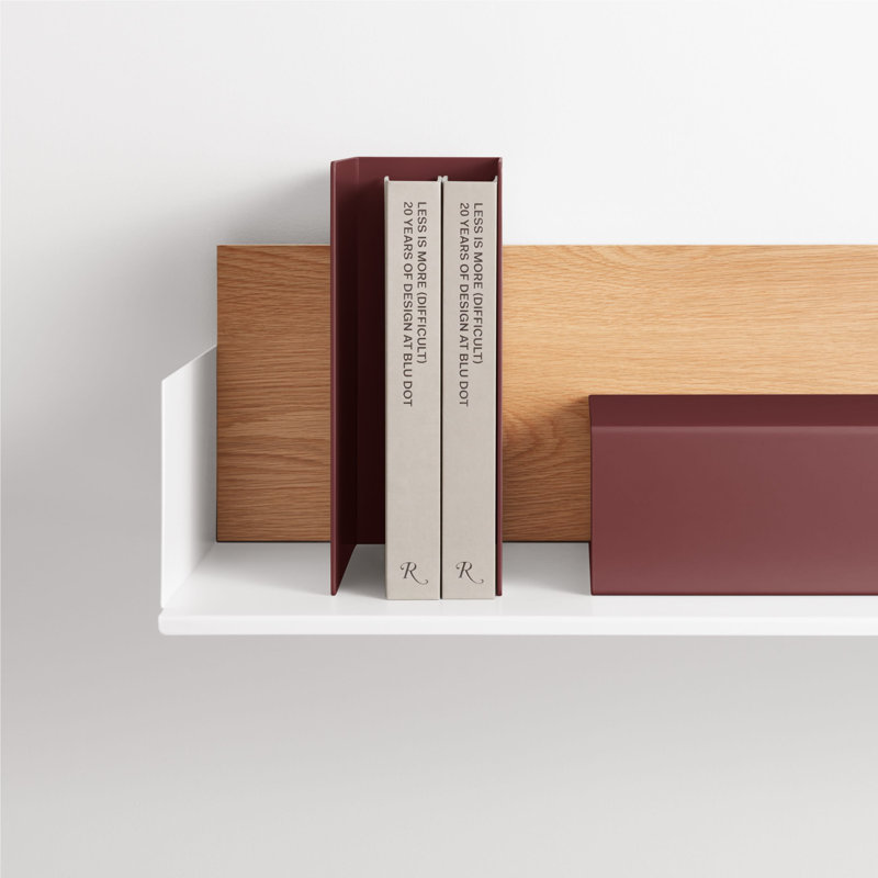 Serre-livres à onglets, Rouge