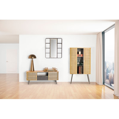 Metro Metal Rectangle Wall Mirror
