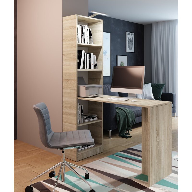 Meyersdale Modular Writing Desk, Natural