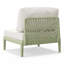 Patio Deep Seating Armless Chair With Cushions
