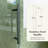Compact Frameless Shower And Bathtub Enclosures, 5/16 Inch Thick Tempered Glass, Modern Matte Black Design