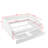Queen Size Daybed With Two Drawers Trundle Upholstered Tufted Sofa Bed, Linen Fabric, Grey (88"X64.5"X34")-1848500745-1848500791