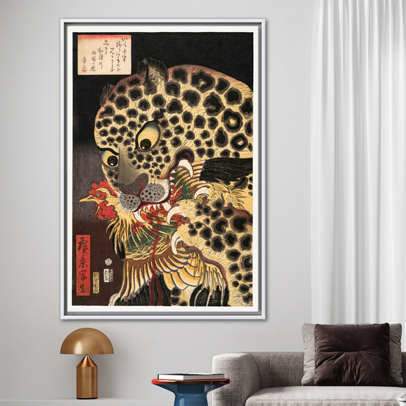 Print on Canvas, 20 cm H x 30 cm W, White Floater Framed