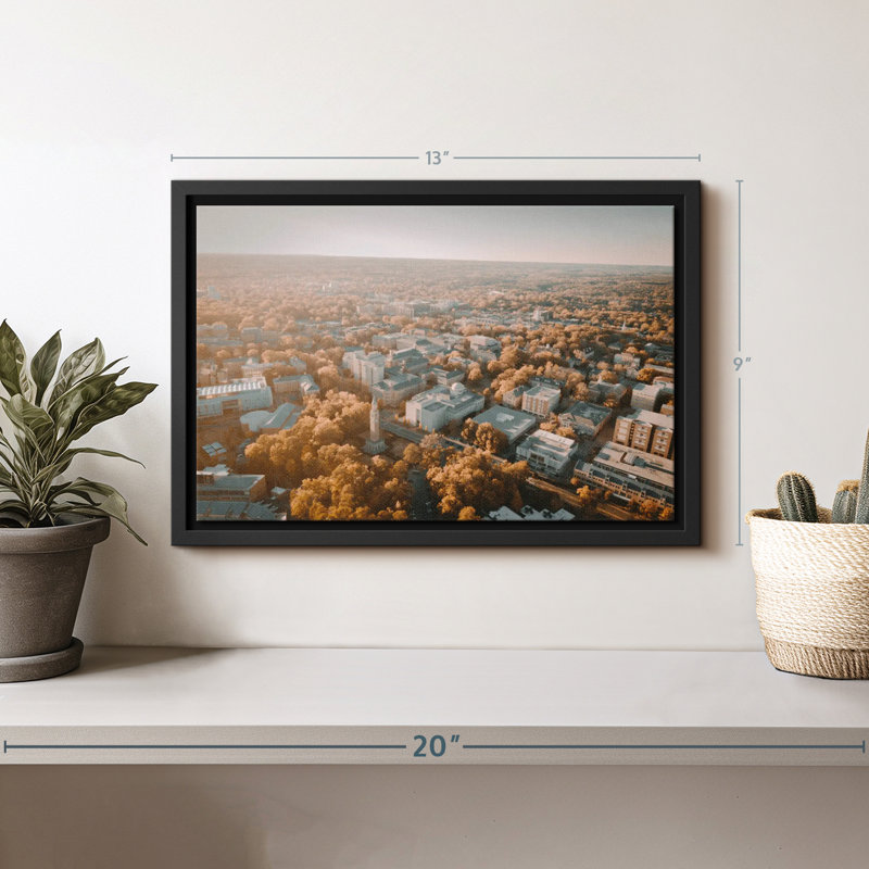 Impression sur toile UNC Campus, H 9 po x l 13 po