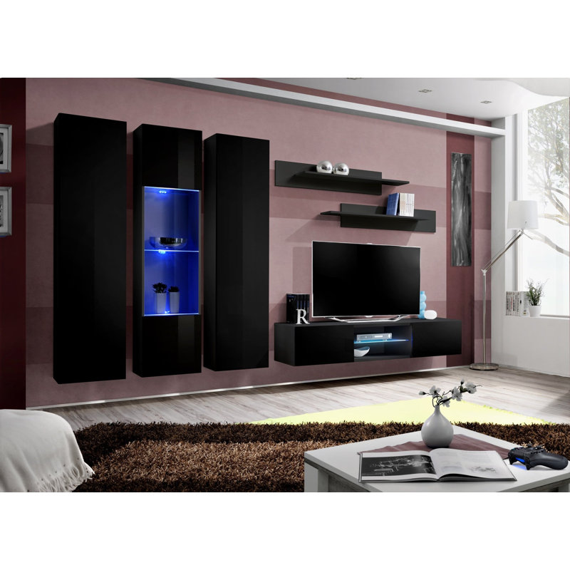 Unfinished Entertainment Centre for TVs up to 60", Black