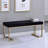 Bench With C Metal Material Base