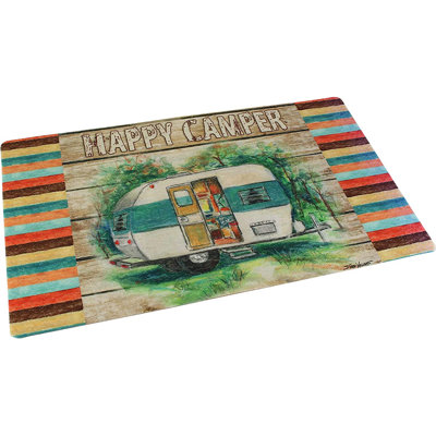 Tapis de séchage Rv 12 po x 20 po - Happy Camper