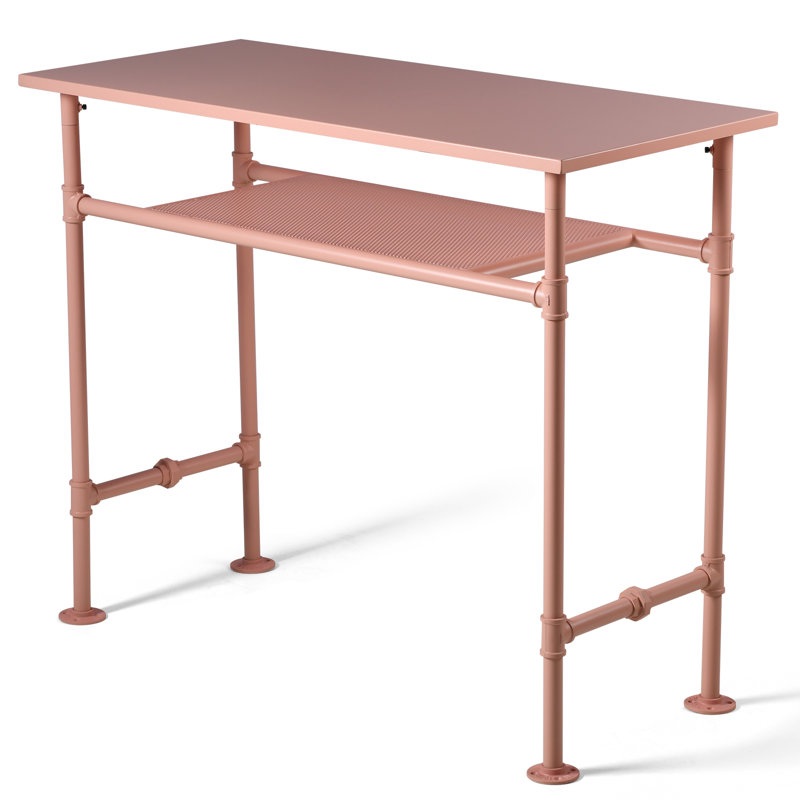 Mylinh Metal Dining Table, Pink