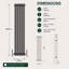 Uxbridge Vertical Traditional Colosseum Radiator-40191304-40191306