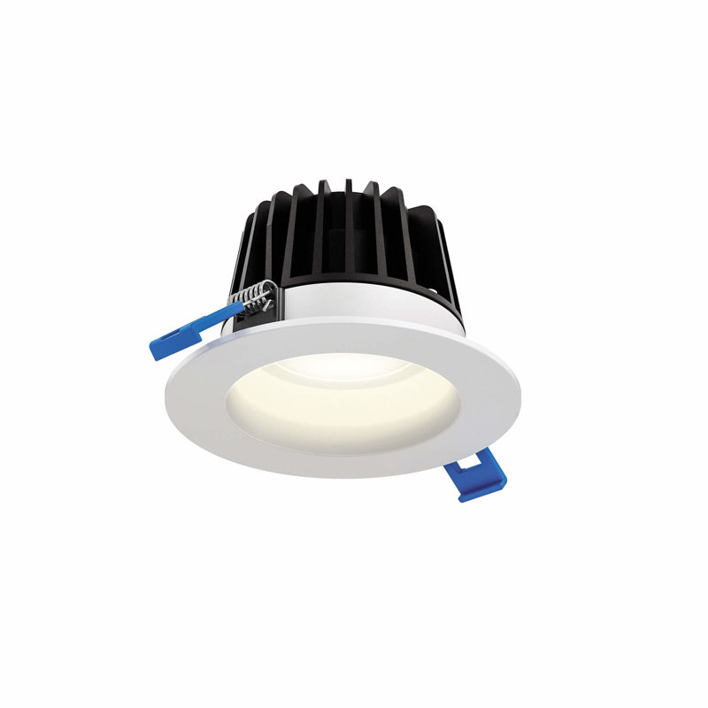 Panneau lumineux DEL rond 6 po, Nickel satiné
