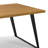 Lowry Square Dining Table, Modern Industrial Style with Metal Legs, Seats 8-100083378-100083375