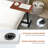 Multi-Function Adjustable and Movable Overbed Table with Hidden Casters-255647932