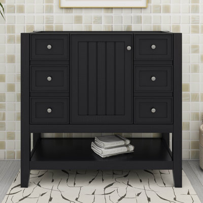 Meuble-lavabo 36 po sans lavabo et avec trois tiroirs