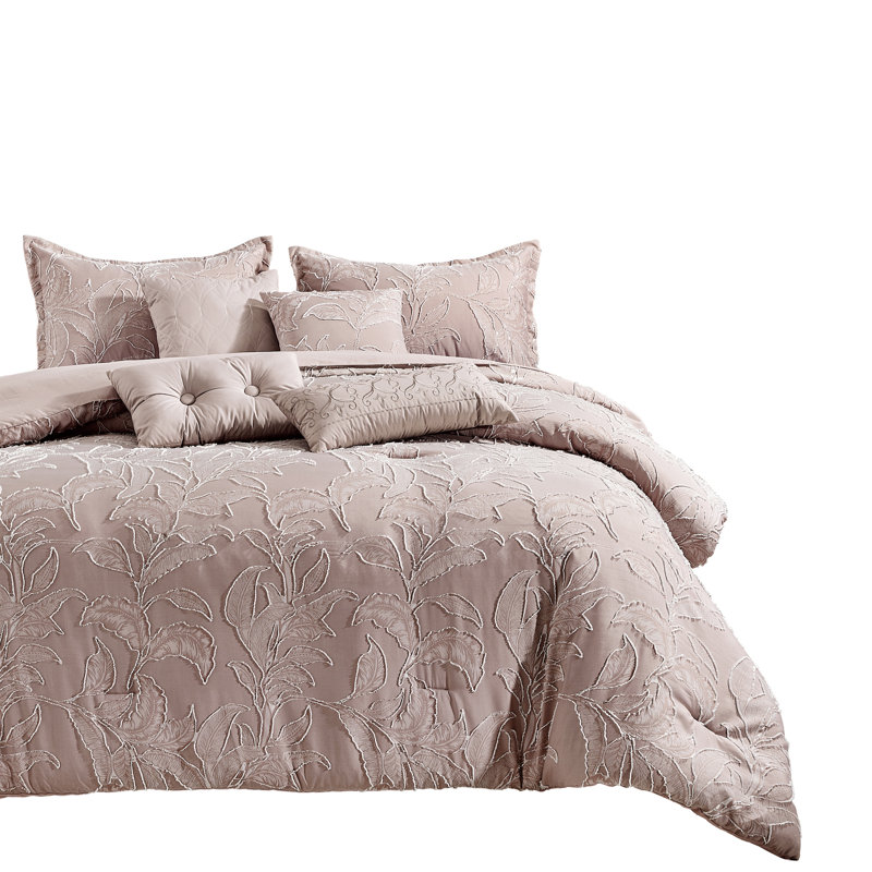Floral Comforter, Queen Comforter + 6 Additional Pieces