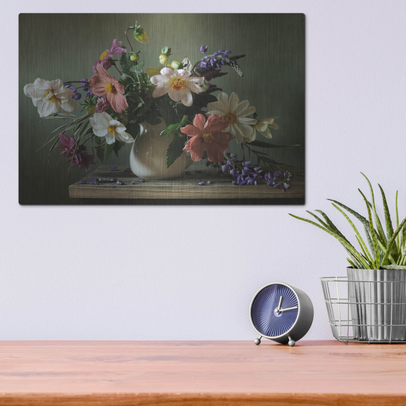 «Bouquet I» par Photoinc Studio, art mural en métal, 16 po x 12 po, H 12 po x l 16 po