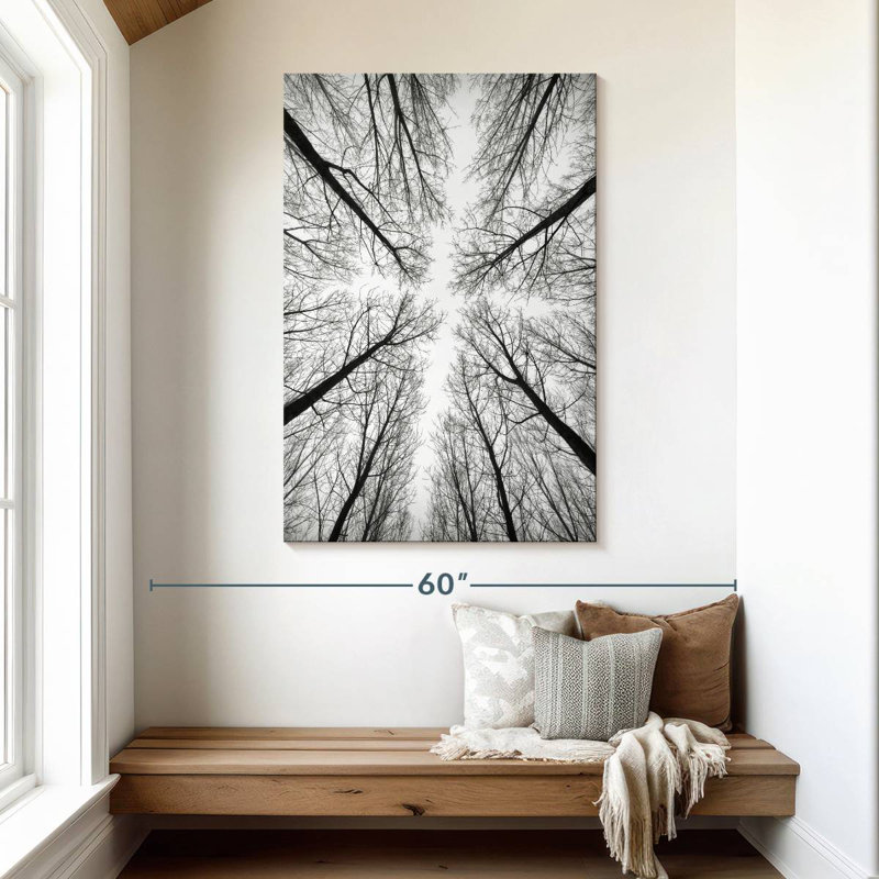 Harnek Monochrome Bare Trees, 48" H x 32" W