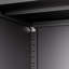 Armoire de rangement pour garage avec roulettes et serrure, armoire en métal robuste avec 4 tablettes réglables