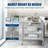 Stainless Steel Table Metal Work Table  Adjustable Undershelves With wheels-115292459