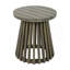 Table d'appoint d'extérieur en bois d'acacia pour le patio, table basse ronde pour la cour arrière, pelouse et balcon-22727177