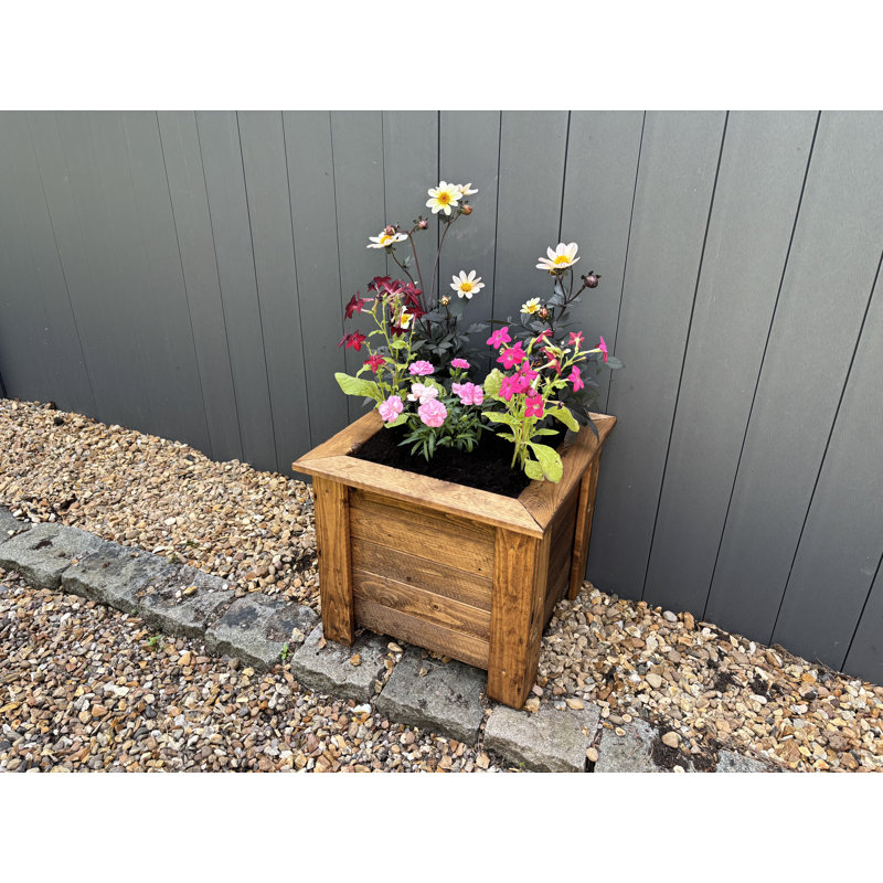 Bertrando Handmade Wood Planter Box